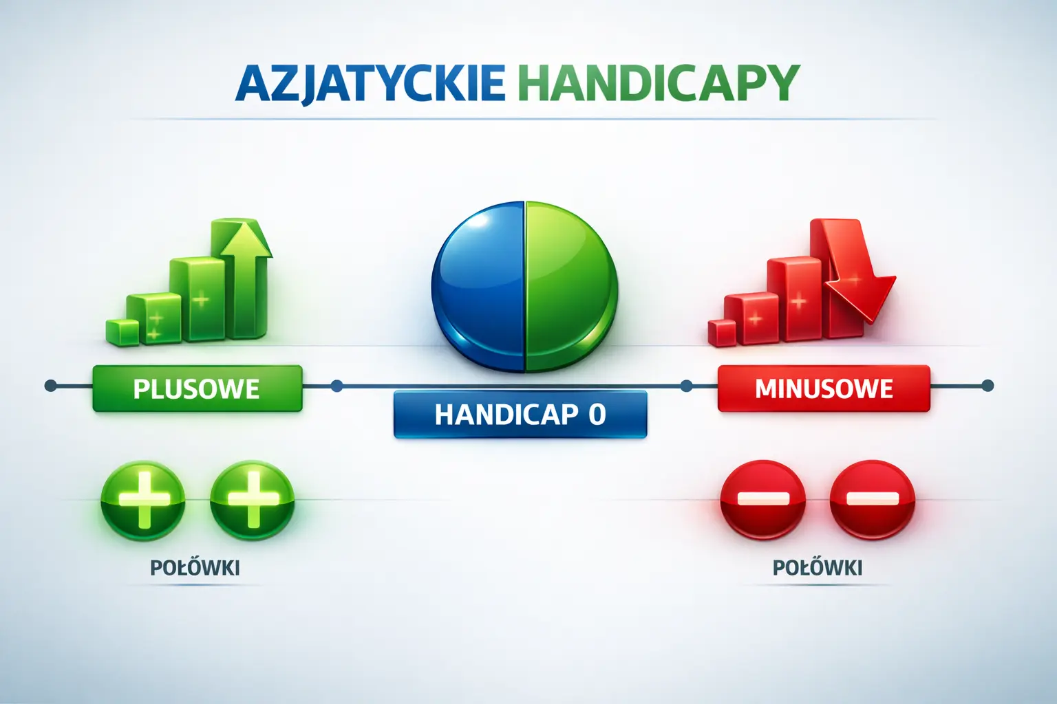 Schemat pokazujący różne rodzaje handicapów