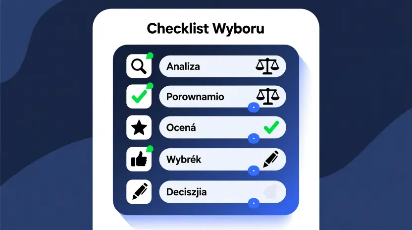 Checklist jak wybrać najlepszego bukmachera - lista kontrolna kryteriów wyboru