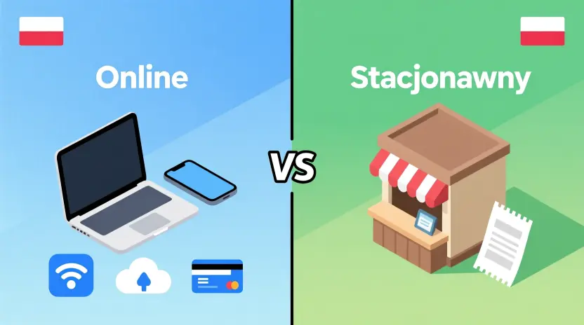 Porównanie dwóch rodzajów licencji bukmacherskich - licencja online i licencja na punkty stacjonarne