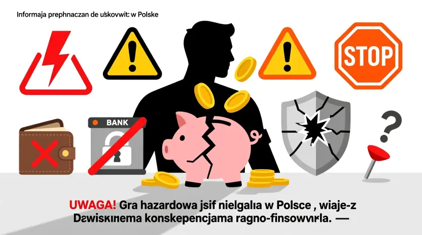 Ryzyko finansowe i prawne przy grze u nielegalnego bukmachera