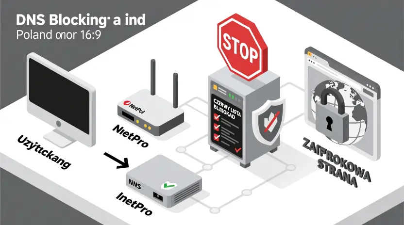 System blokowania DNS - jak działa czarna lista nielegalnych stron